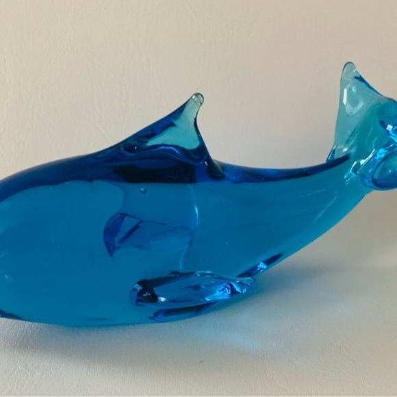 Murano blue Dolphin - Picture 1 of 8